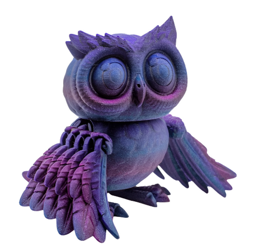 3D Printed Owl 1 Count Assorted 3D Printed Owl 1 Count Assorted