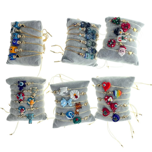 Evil Charms and Friends Evil Eye Bracelet 1 Count Assorted Evil Charms and Friends Evil Eye Bracelet 1 Count Assorted