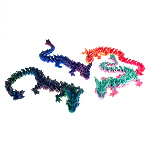 3D Printed 20cm Dragon 1 Count Assorted Colors 3D Printed 20cm Dragon 1 Count Assorted Colors