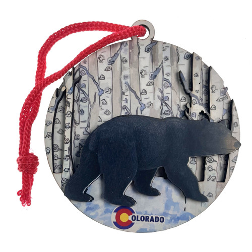 Colorado Snowy Bear Ornament 1 Count Colorado Snowy Bear Ornament 1 Count