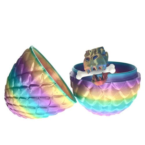 3D Printed Small T-Rex Mystery Egg 1 Count Assorted Colors 3D Printed Small T-Rex Mystery Egg 1 Count Assorted Colors