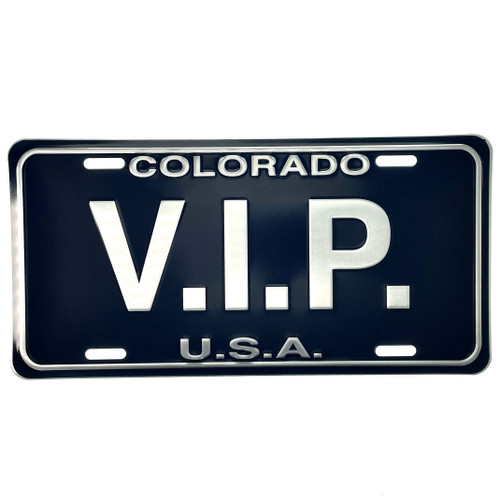Colorado VIP License Plate 1 Count Colorado VIP License Plate 1 Count