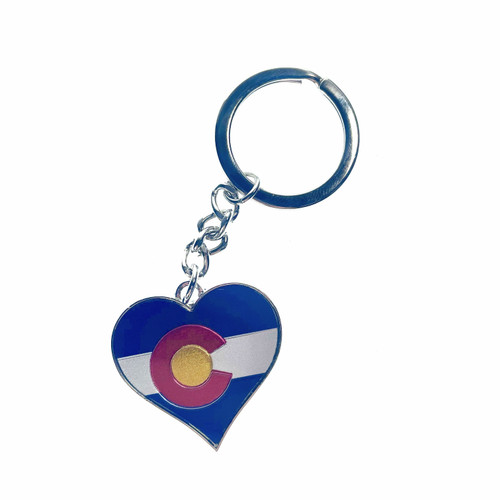 Love Colorado Heart Keychain 1 Count