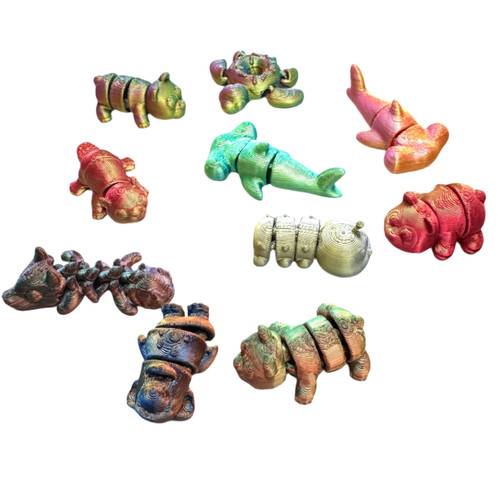 3D Printed Mini Assortment Animals 100 Pack 3D Printed Mini Assortment Animals 100 Pack