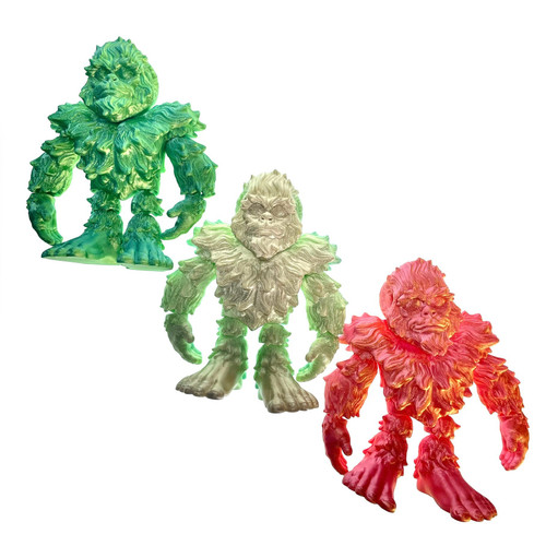 3D Printed Small 5" Bigfoot 1 Count Assorted Colors 3D Printed Small 5" Bigfoot 1 Count Assorted Colors
