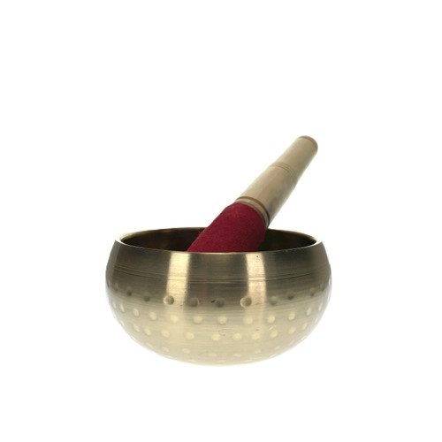 Brass Hammer Pattern 3.5" Singing Bowl 1 Count Brass Hammer Pattern 3.5" Singing Bowl 1 Count