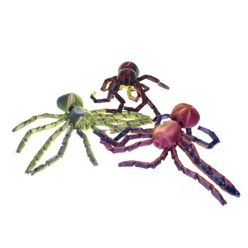 3D Printed 9" Long Legs Spider 1 Count Assorted Colors 3D Printed 9" Long Legs Spider 1 Count Assorted Colors