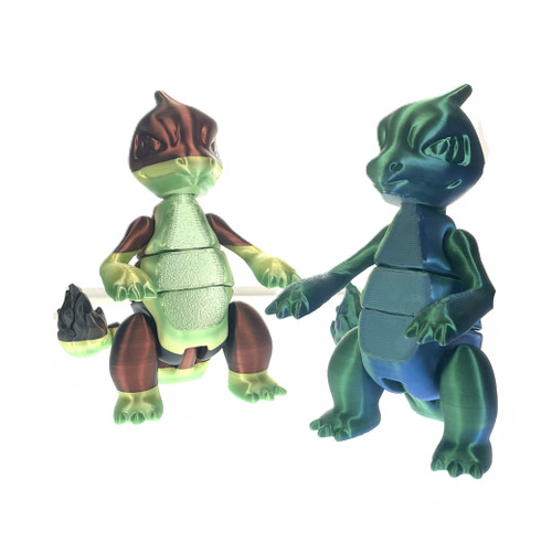 3D Printed 12.5" First Evolution Dragon 1 Count Assorted Colors