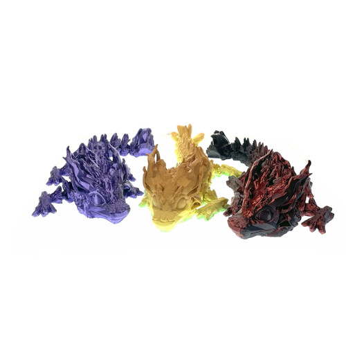3D Printed 11.5" Woodland Dragon 1 Count Assorted Colors 3D Printed 11.5" Woodland Dragon 1 Count Assorted Colors