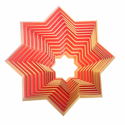 3D Printed 6" Fidget Star 1 Count Assorted Colors 3D Printed 6" Fidget Star 1 Count Assorted Colors