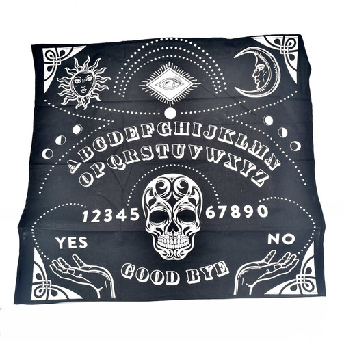 Ouija Board Bandana with Planchette 1 Count Ouija Board Bandana with Planchette 1 Count