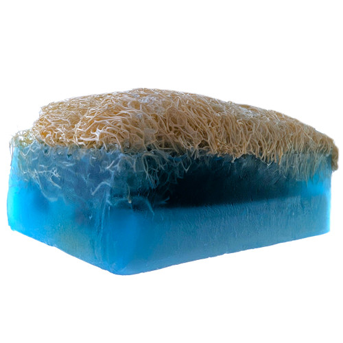 Bosnali Exfoliating Loofah Soap – Handmade Goat Milk Bath Bar for Face & Body, Moisturizing & Invigorating Cleanse (Ocean) Bosnali Exfoliating Loofah Soap – Handmade Goat Milk Bath Bar for Face & Body, Moisturizing & Invigorating Cleanse (Ocean)