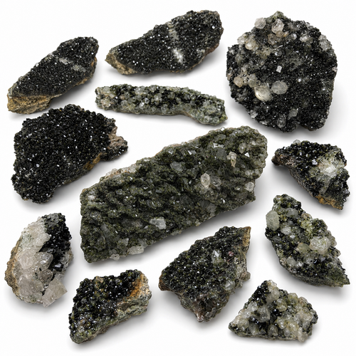 Turkish Epidote Mineral Specimen – Sold by Ounce -  Manifestation & Motivation