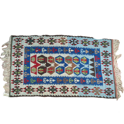 Antique Turkish Rug (~1970s) 6'1" x 3'4"