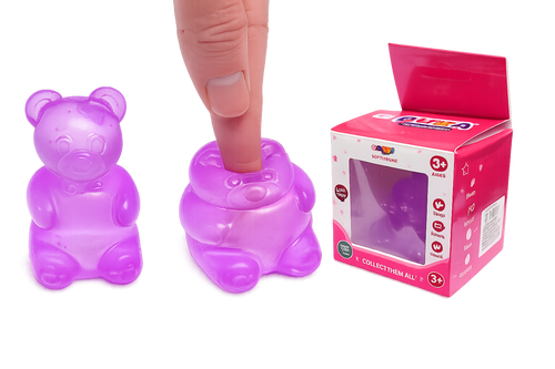 Squishy Bear Sensory Toy – Slow Rising Soft Squeeze Fidget 2”
