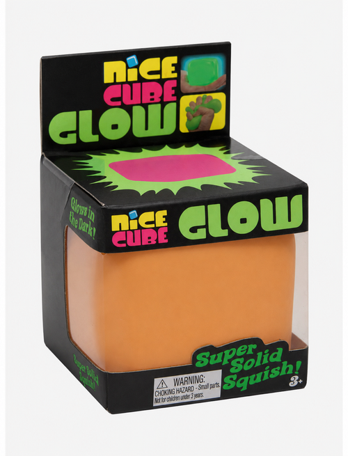 Glow in the Dark Cube 3" Assorted Colors