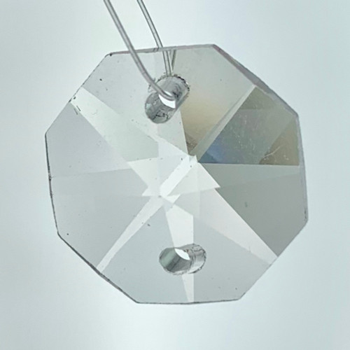 12mm Hexagon Leaded Crystal Prism – Faceted Glass Accent for Jewelry & Crafts (CR92101)