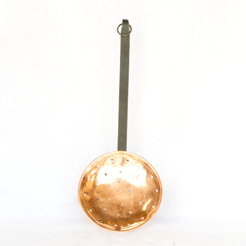 Copper Strainer Iron Handle - Back Copper Strainer Iron Handle - Back