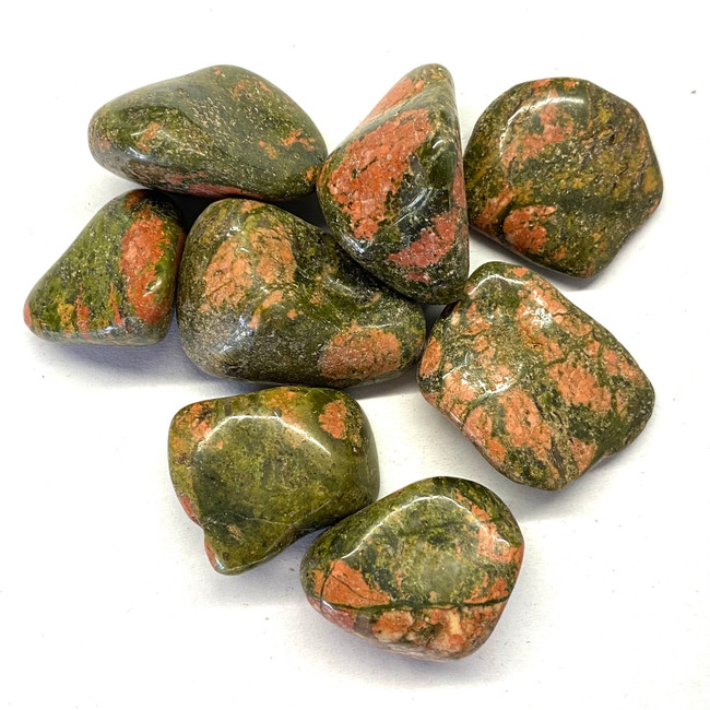 Tumbled Unakite Stones