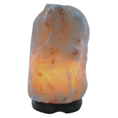 Rectangle shaped Himalayan salt lamp