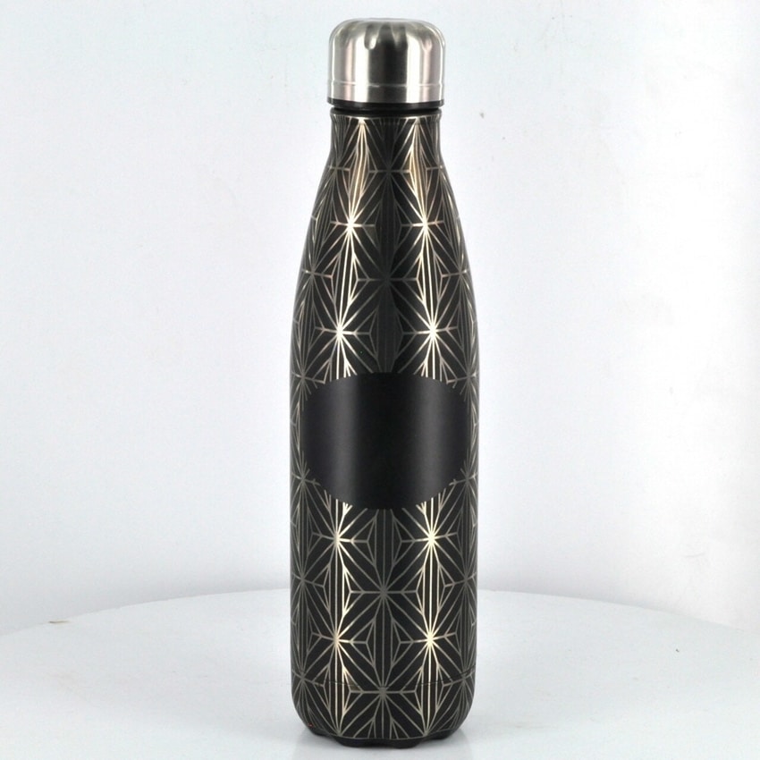 A Personalized Insulated Steel Cola Bottle for Hiking Enthusiasts
