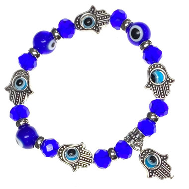 Amazon.com: Evil Eye Bracelet, Natural Turquoise Bracelet, Gold Charm  Bracelet, Blue Evil Eye Beads Bracelet, Evil Eye Charm Bracelet,  Protection, Good Lucky : Handmade Products