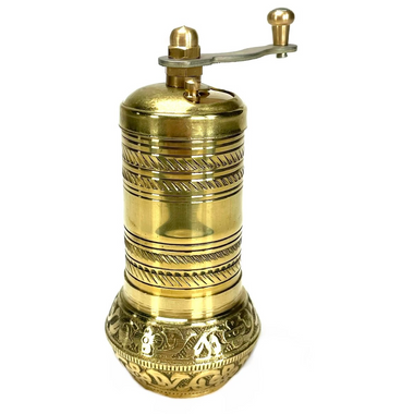 Small Pocket Pepper Mill 3” Brass Vintage Style - Paykoc Imports, Inc.