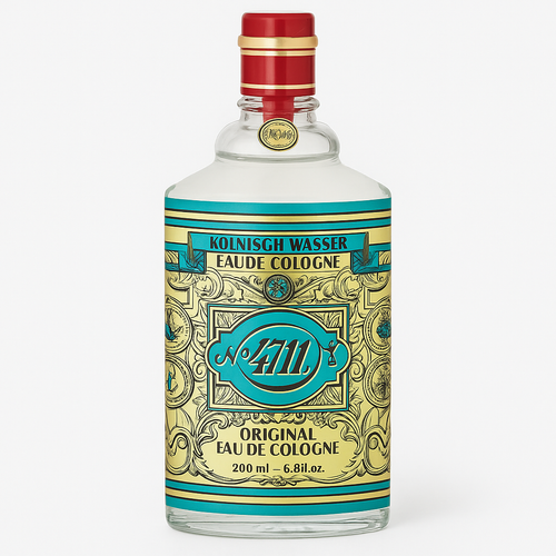 4711 Original Eau de Cologne 200 ml Splash: frescura clásica alemana con aceites esenciales naturales. Ideal para uso profesional o diario.
