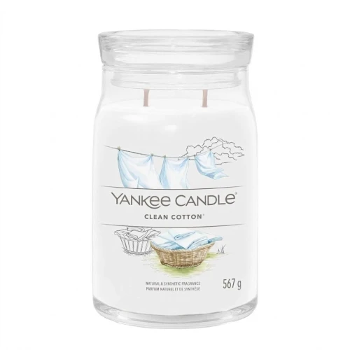 YANKEE CANDLE CLEAN COTTON 567 GR