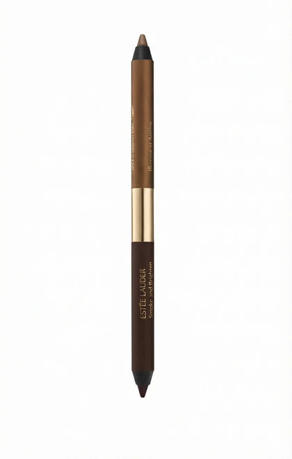 ESTEE LAUDER SMOKE & BRIGHTEN KAJAL EYELINER DUO CHOCOLAT/RICH BRONZE