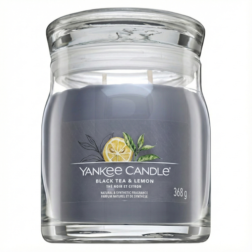 YANKEE CANDLE BLACK TEA & LEMON 368 GR