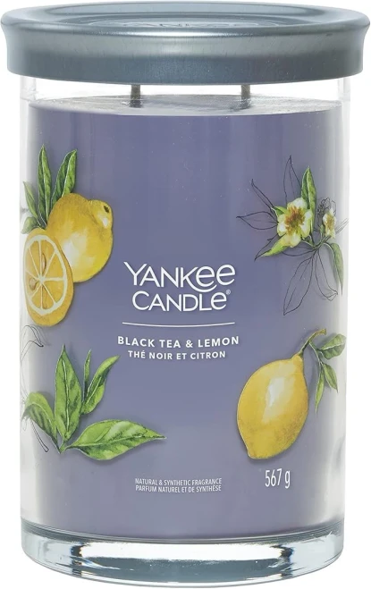 YANKEE CANDLE BLACK TEA & LEMON 567 GR