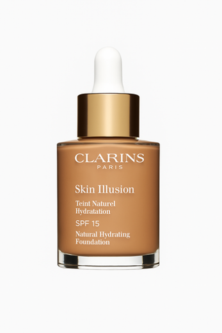 CLARINS SKIN ILLUSION NATURAL HYDRATING FOUNDATION SPF15 108 SAND 30 ML