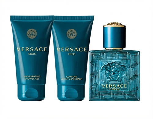 VERSACE EROS HOMME EDT SET 50 ML + A/S BALM 50 ML + S/G 50 ML