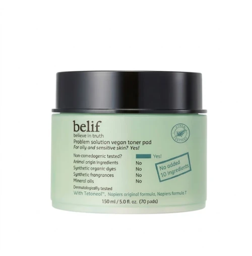 BELIF PROBLEM SOLUTION VEGAN TONER PAD 15 ML