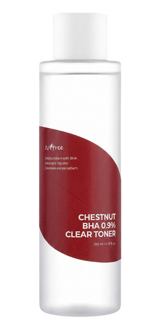 ISNTREE CHESTNUT BHA 0.9% CLEAR TONER 200 ML