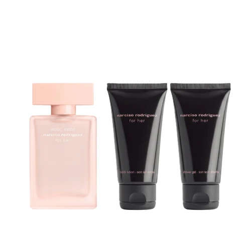 NARCISO RODRIGUEZ SET FOR HER MUSC NUDE EDP 50 ML + B/L 50+ S/G 50 ML