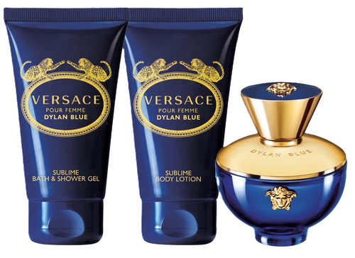 VERSACE DYLAN BLUE FEMME EDP SET 50 ML + S/G 50 ML + B/L 50 ML