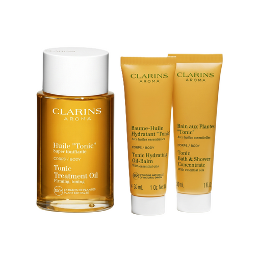 CLARINS SET RITUALE GOMMAGE TONIC BODY CARE