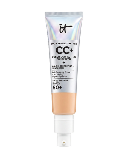 IT COSMETICS YOUR SKIN BUT BETTER CC+ CREAM FOUNDATION SPF 50+ LIGHT MEDIUM 32 ML