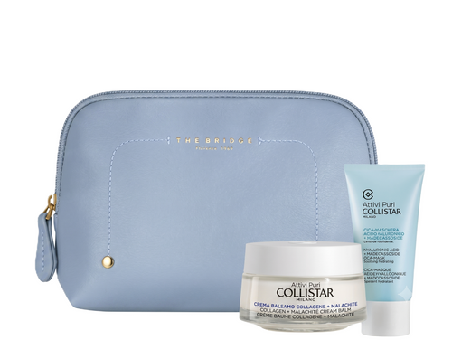 COLLISTAR ATTIVI PURI SET CREMA BALSAMO COLLAGENO+MALAQUITA 50+REGALO