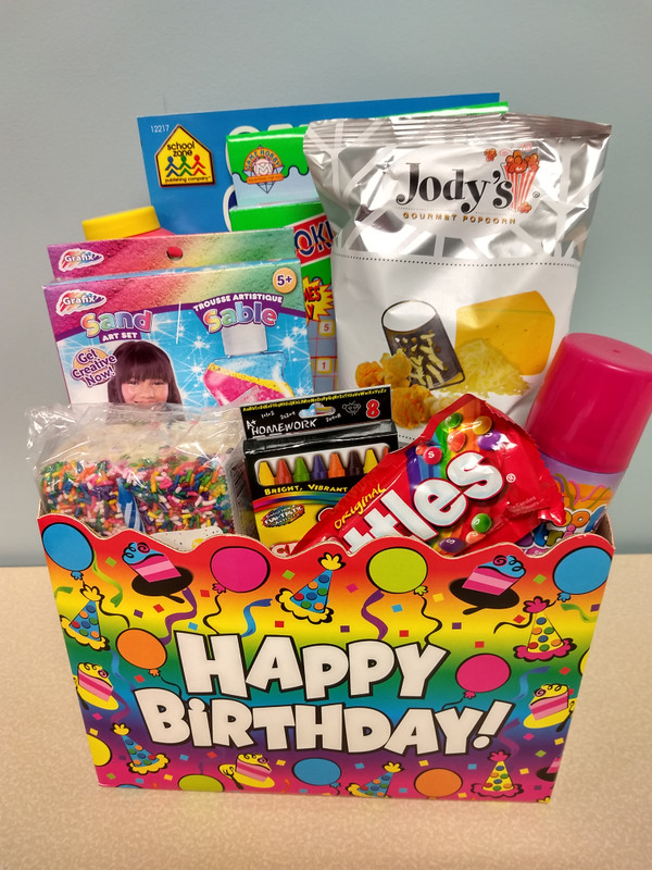 Happy Birthday Gift Basket in a Box With Cake Candle Socks Bath Bomb and  More - Etsy