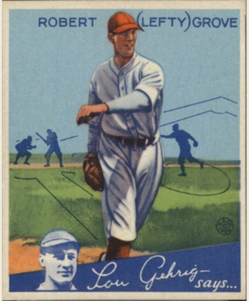 1934 Goudey #19 Lefty Grove, Boston Red Sox