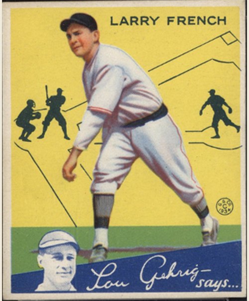 1934 Goudey #29 Larry French, Pittsburgh Pirates