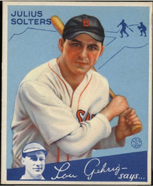 1934 Goudey #30 Moose Solters, Boston Red Sox