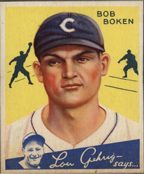 1934 Goudey #74 Bob Boken, Chicago White Sox