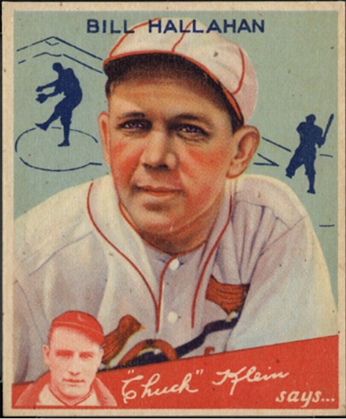 1934 Goudey #82 Bill Hallahan, St. Louis Cardinals