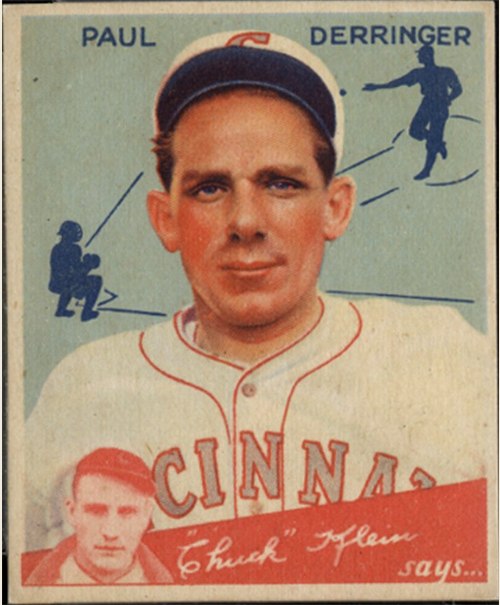 1934 Goudey #84 Paul Derringer, Cincinnati Reds