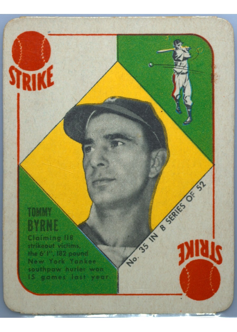 1951 Topps Blue Back #35 Tommy Byrne, New York Yankees
