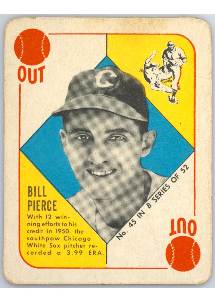 1951 Topps Blue Back #45 Bill Pierce, Chicago White Sox